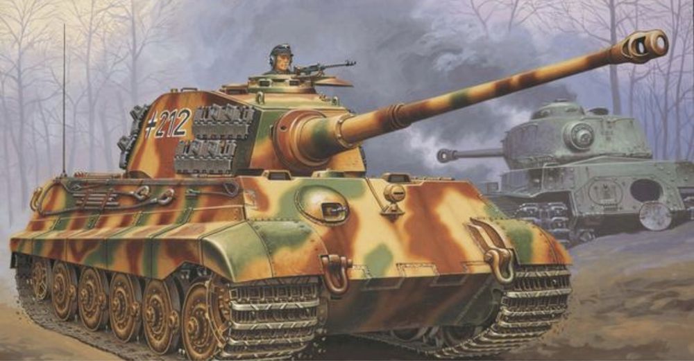 Model plastikowy do sklejania czołg Tiger II Ausf. B Revell 3129