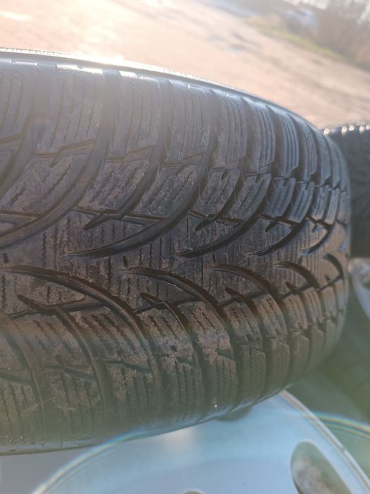 Диски ауді r16 5/112 з зимовою резиною 200$