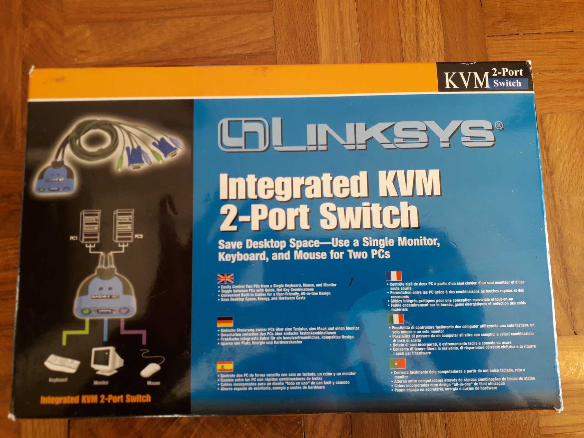 LINKSYS Integrated KVM 2-Port Switch