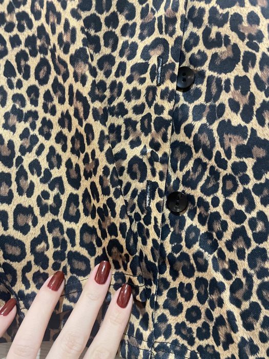 Блузка в леопардовий принт, сорочка
