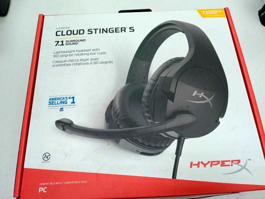 Навушники Kingston hyperx cloud stinger s black 7.1 hhss1s
