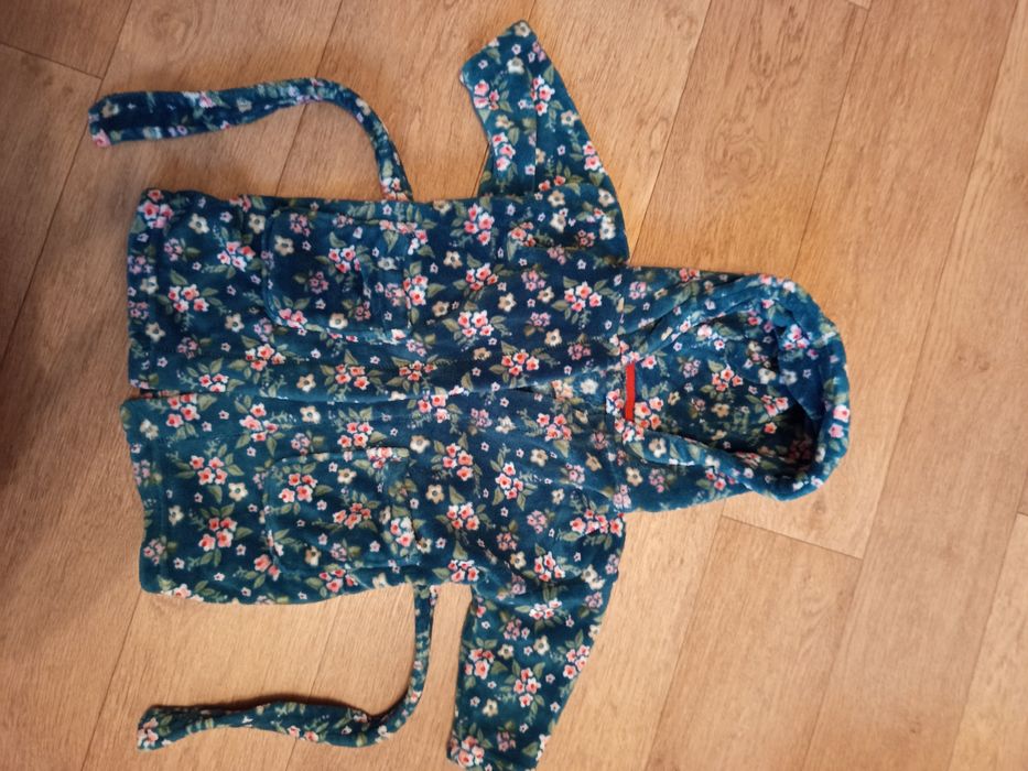 Теплий халат на дівчинку 12-18м