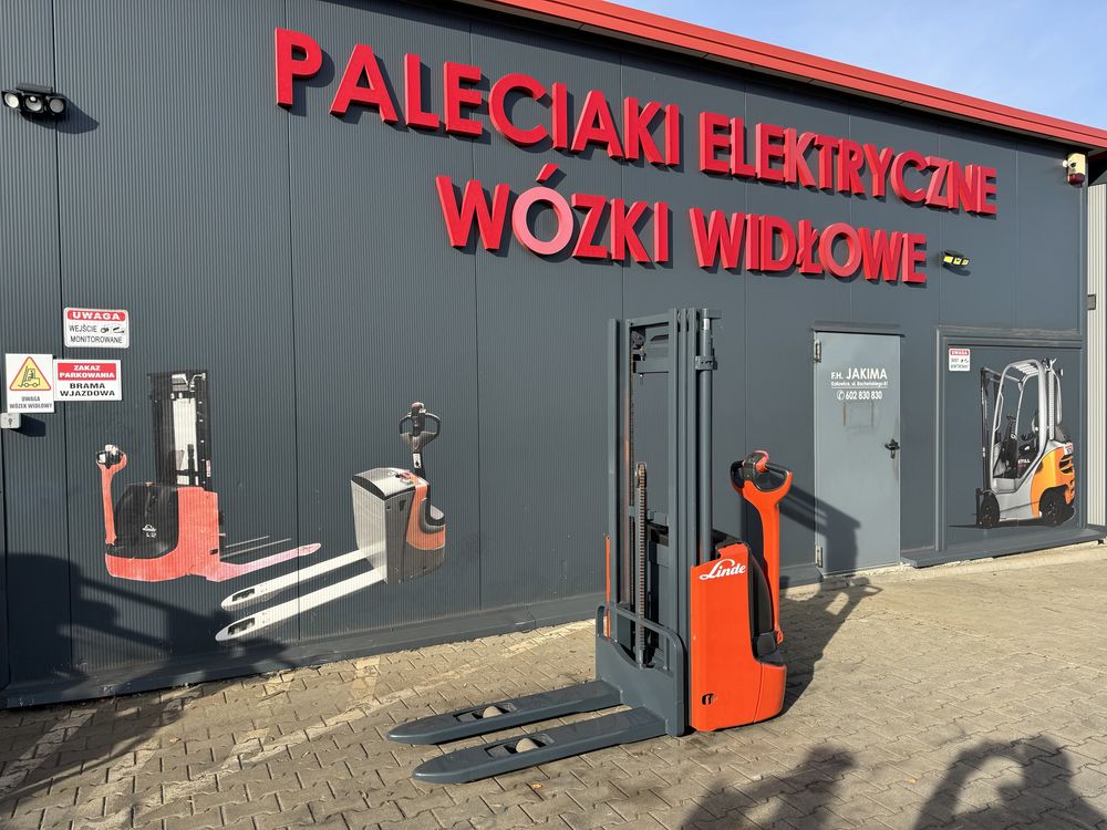 Paleciak elektryczny Linde L 10 420 cm 1000 kg Jak Nowy wózek