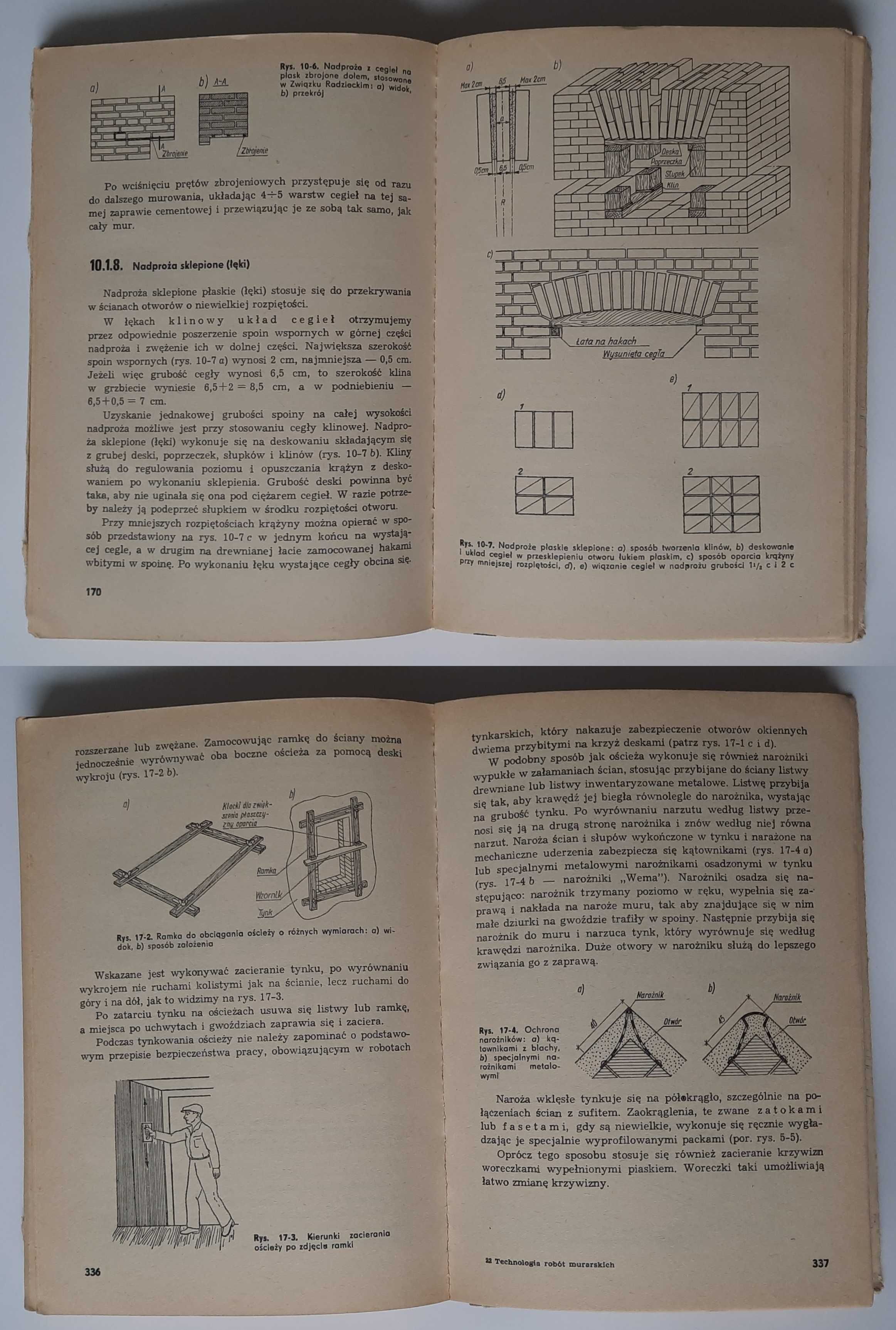 Technologia robót murarskich i tynkarskich - Leonard Urban 1980 wyd 9