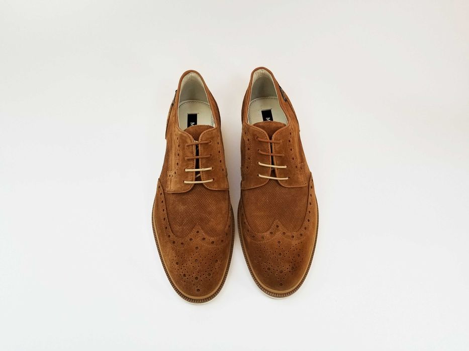 Коричневі туфлі броги MEXX 42 27.5 см