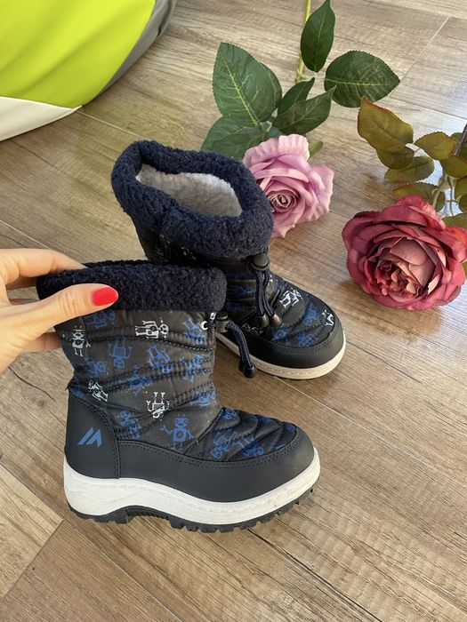 Śniegowce kozaki na zimę grube martes sport dla chłopca chłopięce 27