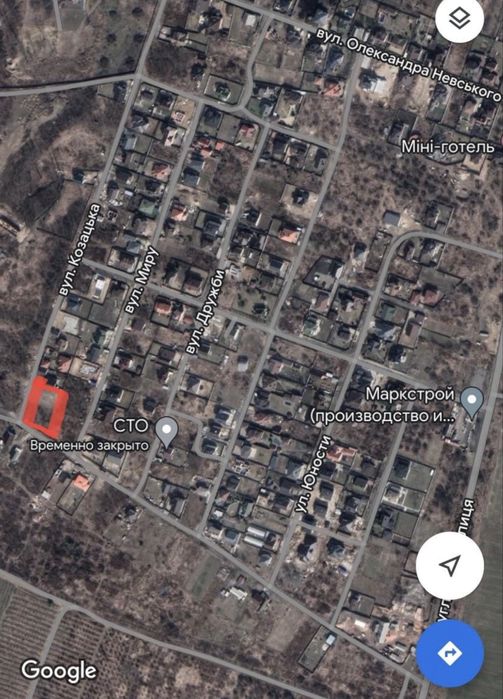 Хотів вул Козацька, углова ділянка 8 соток