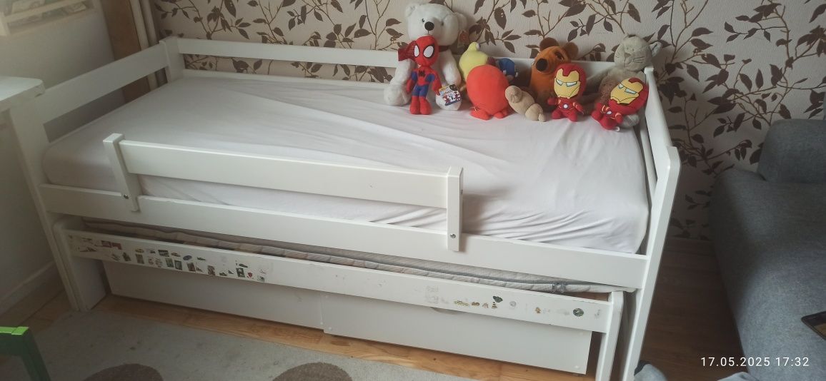 Łóżko dwuosobowe + 2 szuflady