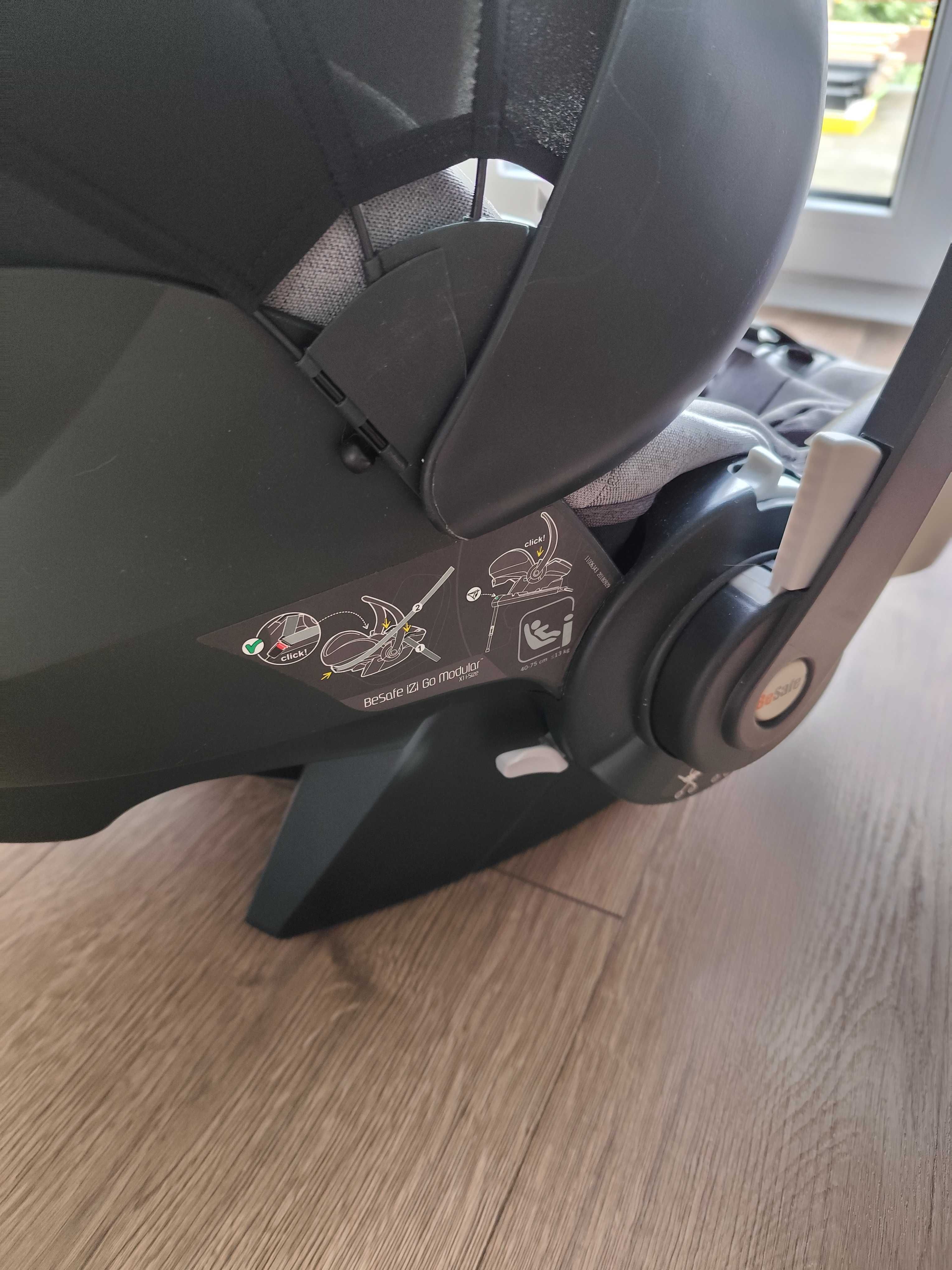 Fotelik Siodełko samochodowe BesSafe iZi Go Modular X1 i-size kolebka