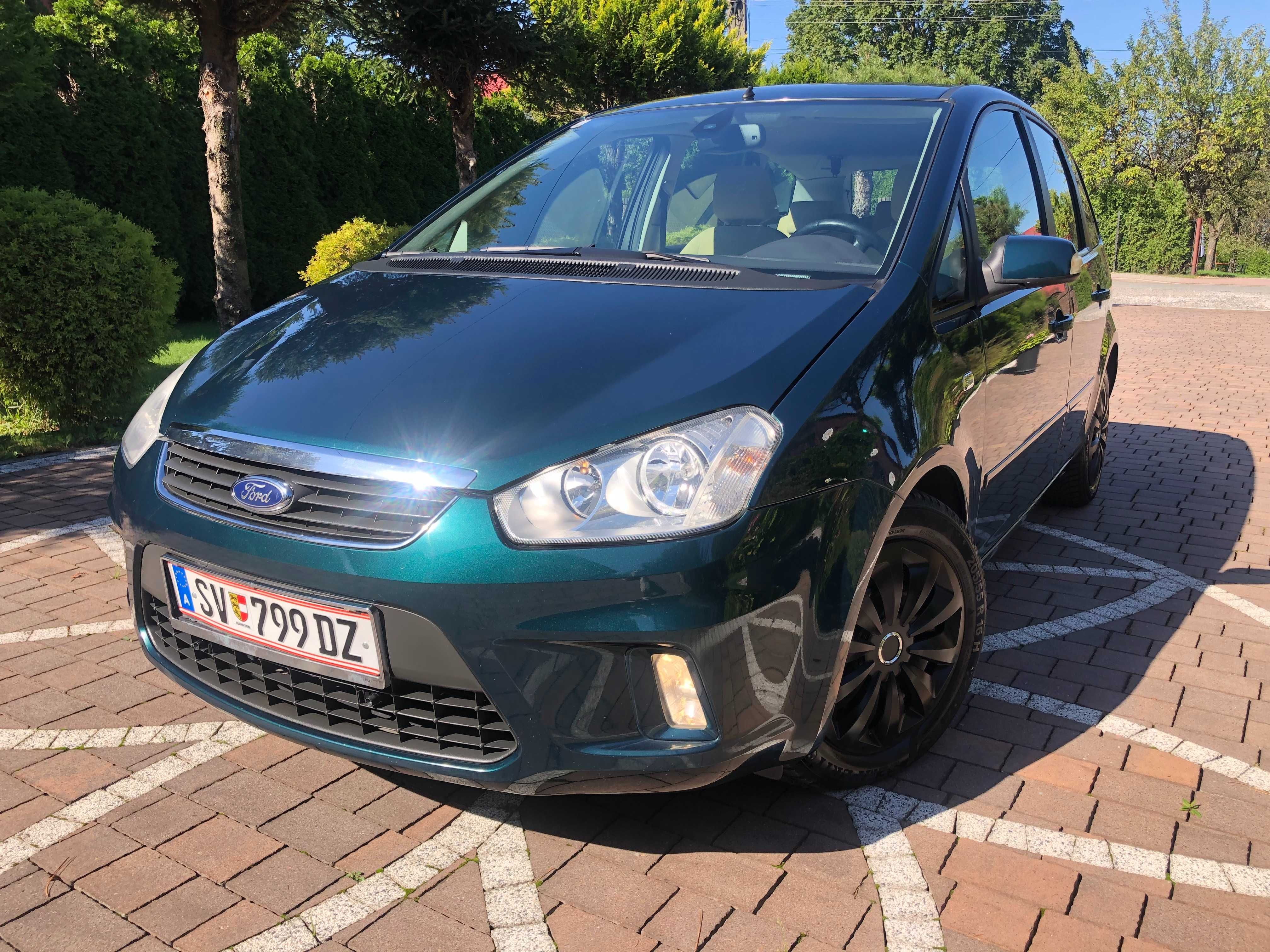 FORD C-MAX GHIA 2008 POJ. 2.0 benz. 145 km serwis  opłacony