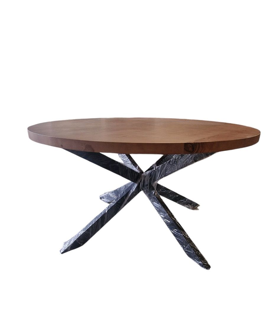 Mesa rustica redonda