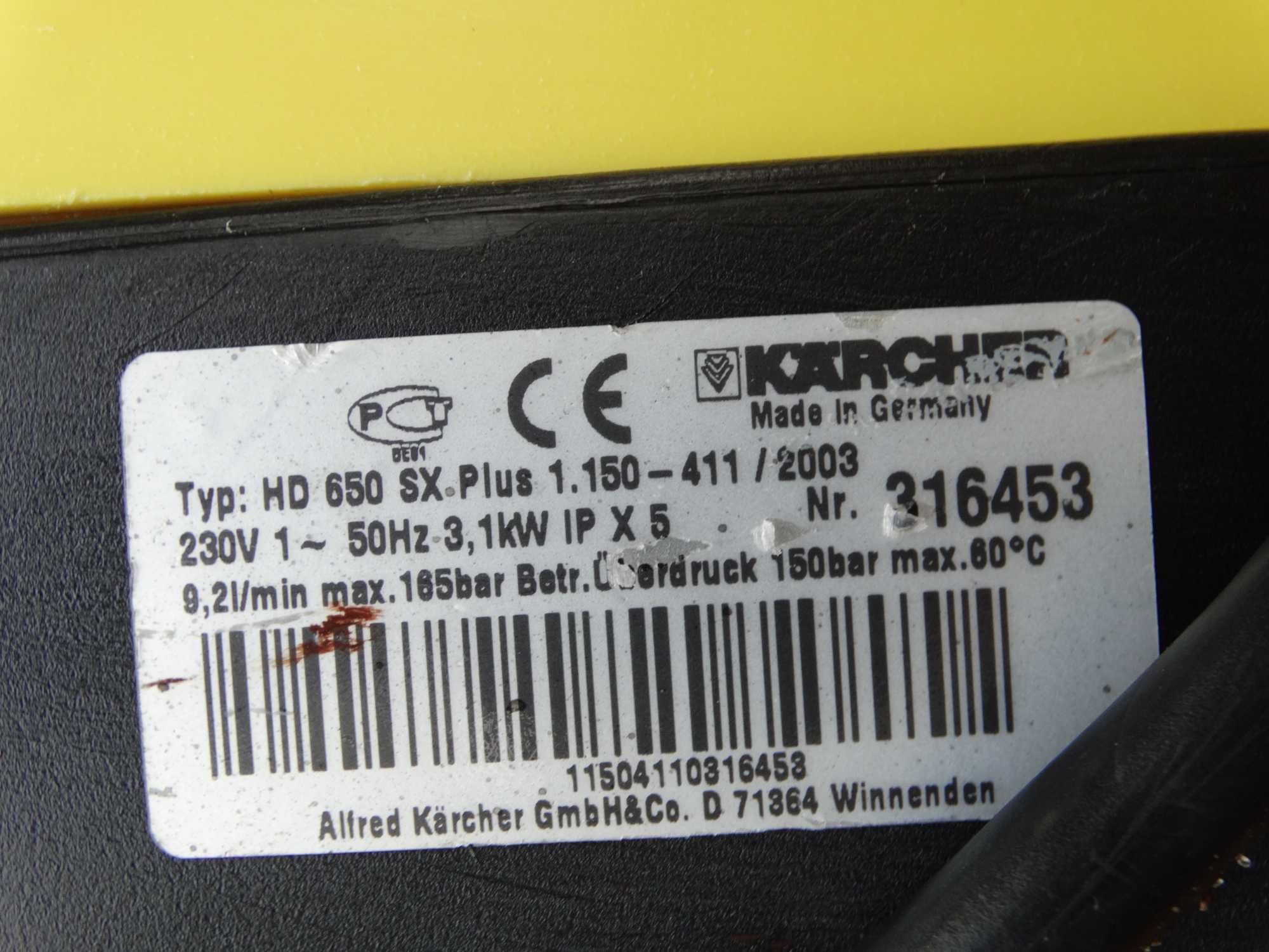 Myjka Ciśnieniowa Karcher HD 650 SX * zwijak * duży wybór
