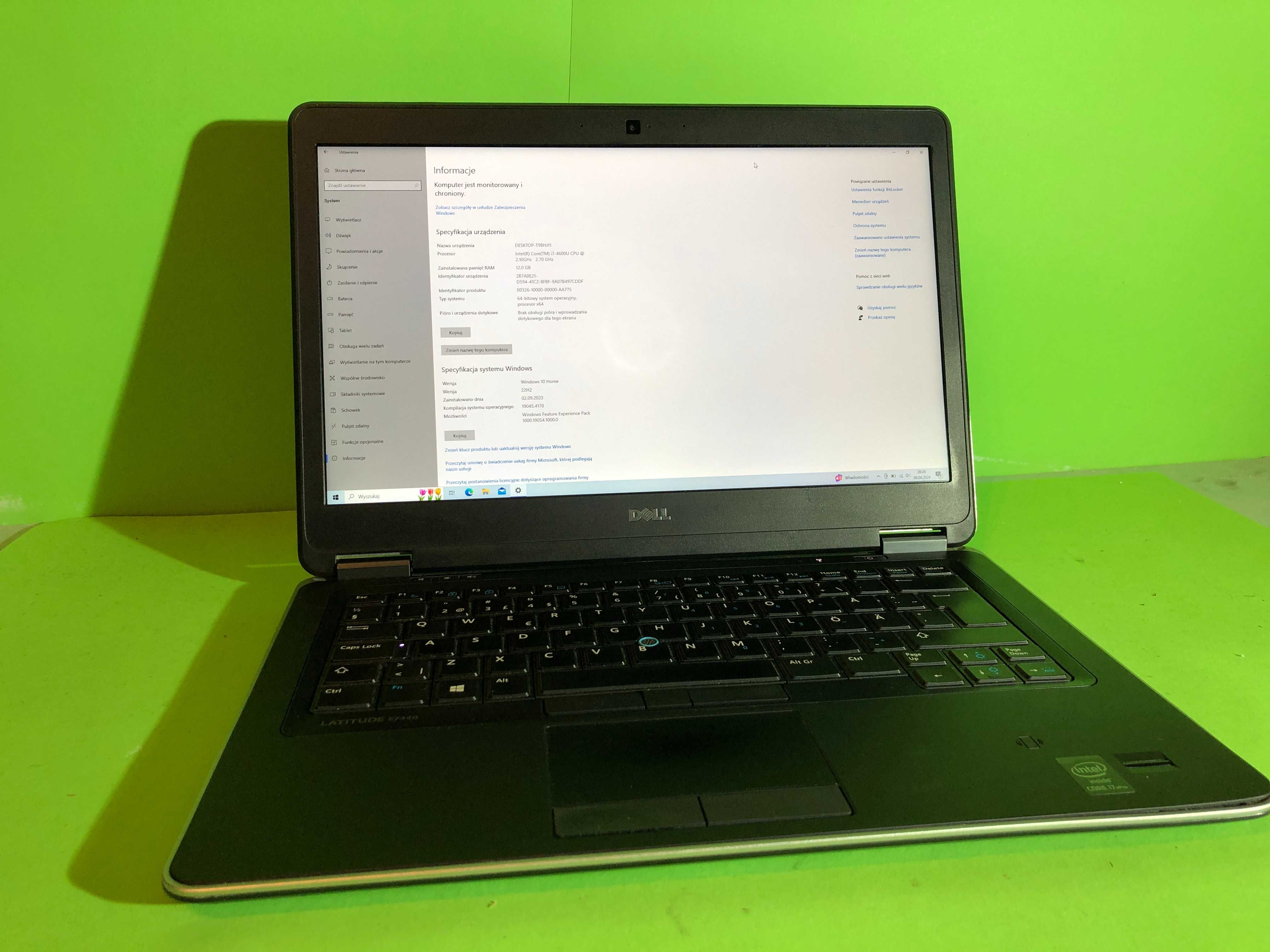 Dell E7440 i7 12GB RAM SSD 128GB