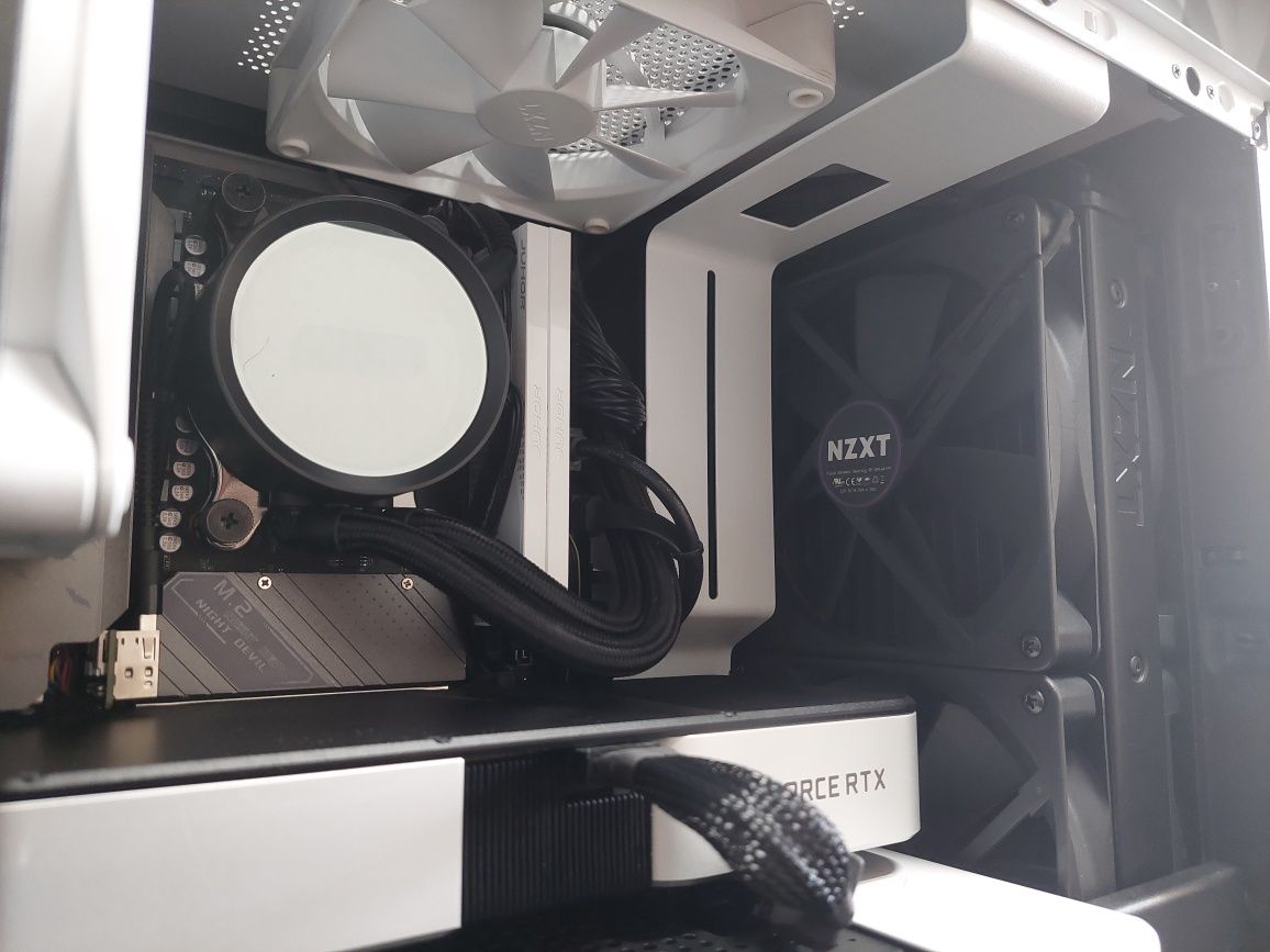 Ігровий комп'ютер Ryzen 7500F, 32GbDDR5, RTX3060Ti, 1TbSSD біло-чорний