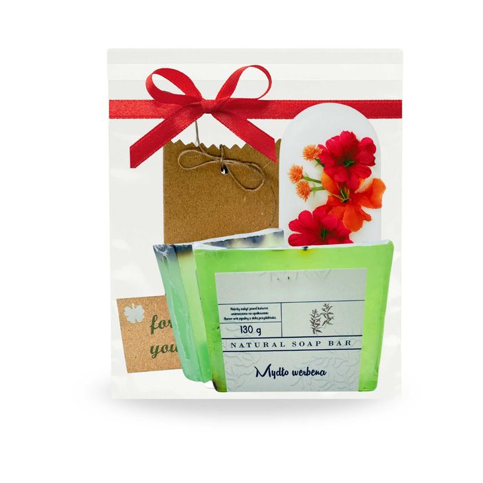 Zestaw prezentowy mydło Werbena tabliczka zapachowa Krzeszowice