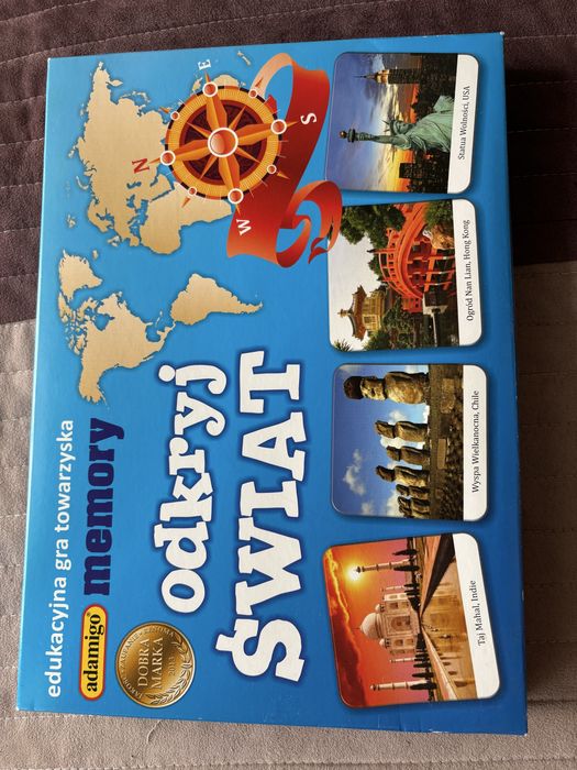 Memory gra edukacyjna - Odkryj świat