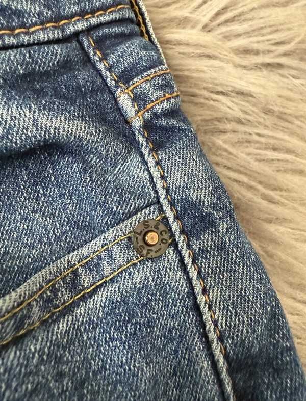 Jeansy denim Levis 501 slim fit Basic denim skinny Y2K vintage W29 L32