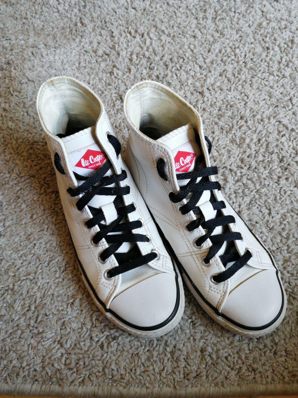 Trampki skórzane Lee Cooper