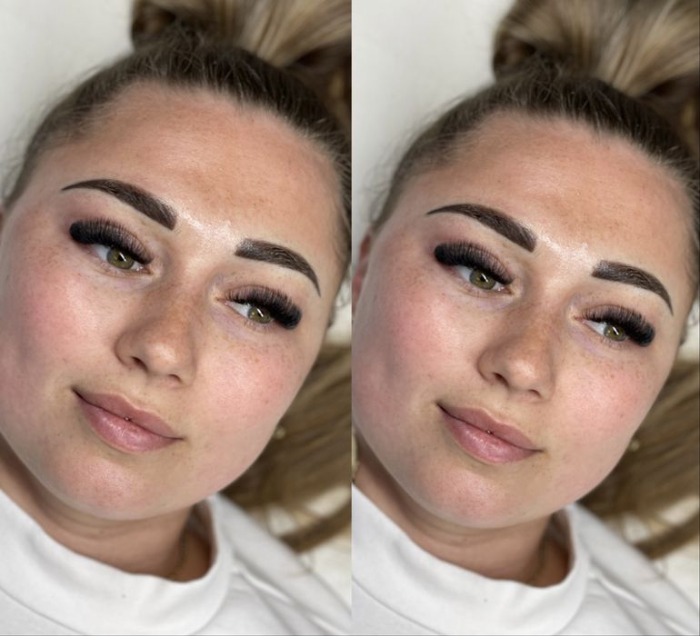 Grudzień Modelki Makijaż Permanentny odświeżenie koloru Wroclaw