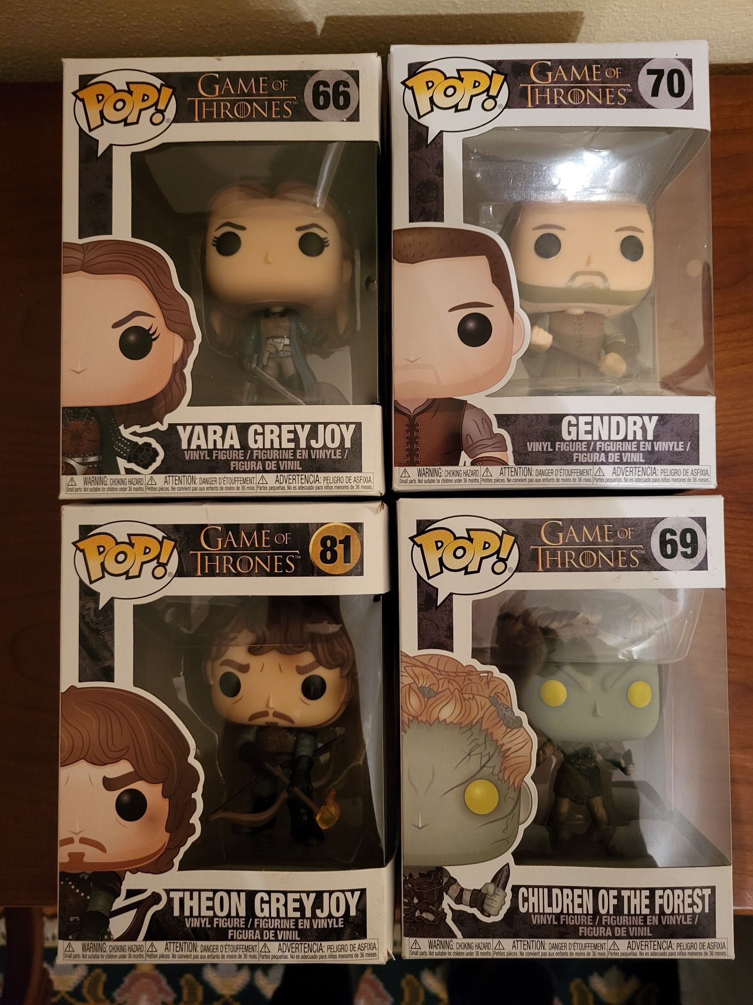 Funko Pop Game of Thrones Theon Yara Children of Forest Gendry