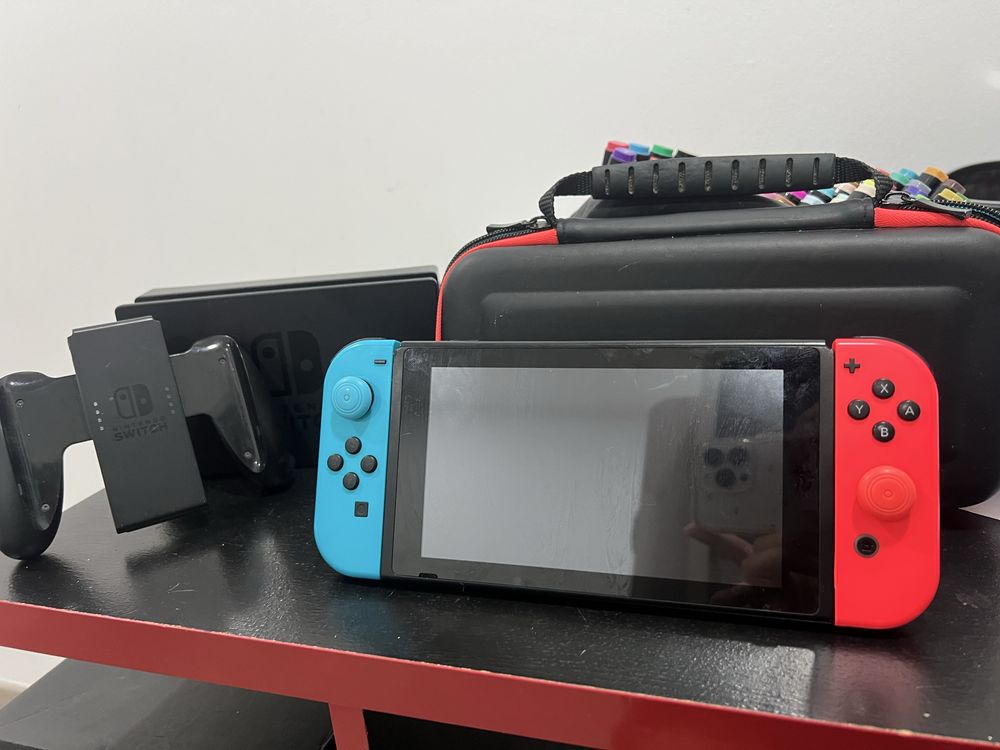 Nitendo switch com bolsa