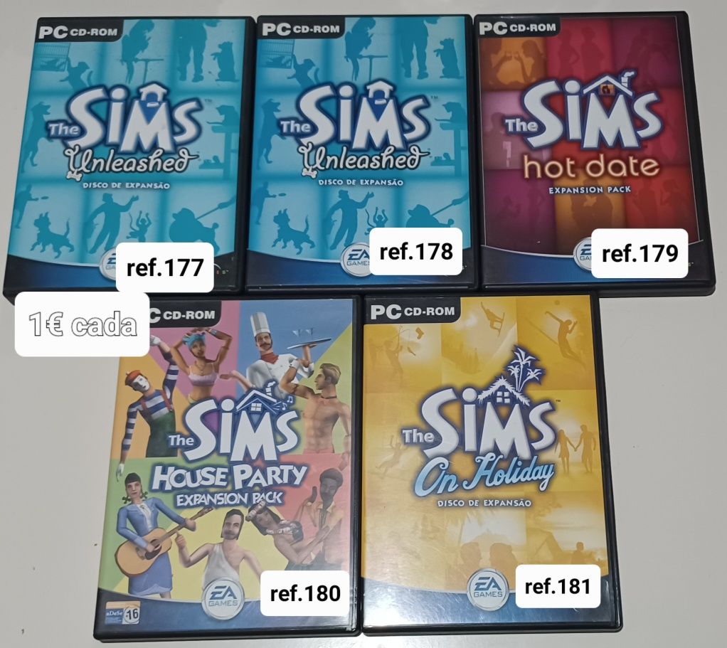 Coleção de jogos Sims para PC