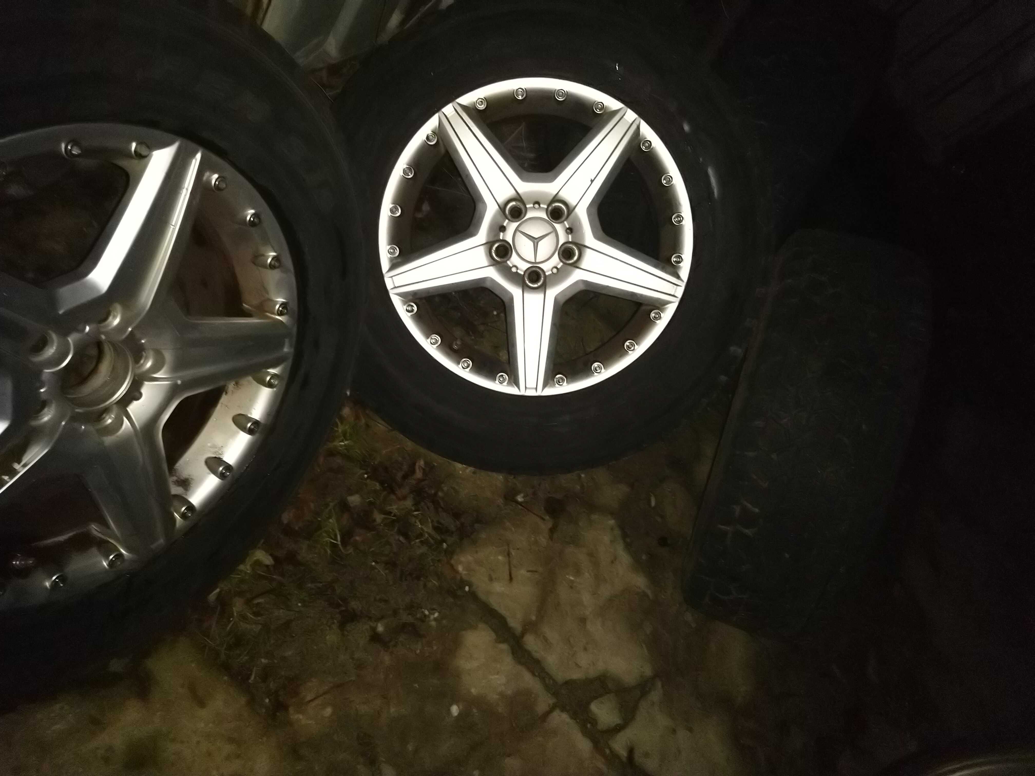 4 koła alu 18 cali mercedes 5x112 opony zimowe 275 ml gl