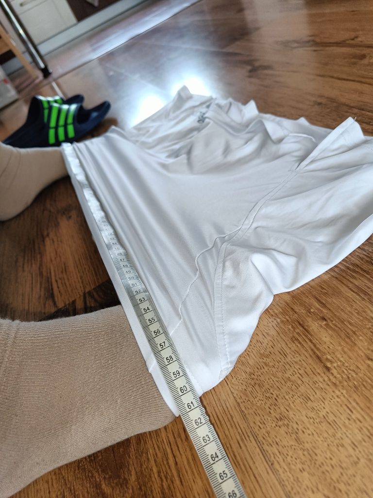 Spodenki białe Asics XL spódnice spodnie tenisa sportowe 42 44