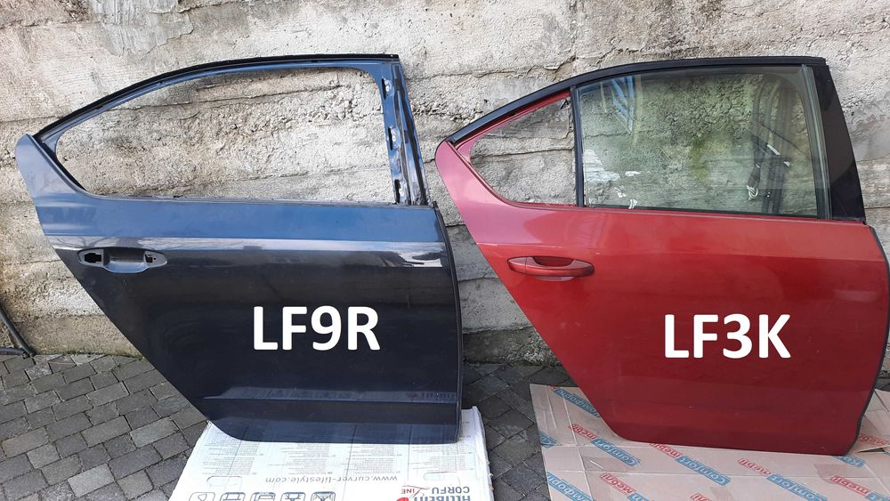 Двері двери дверь задні праві ліфтбек седан Шкода Октавія А7 13-20рр