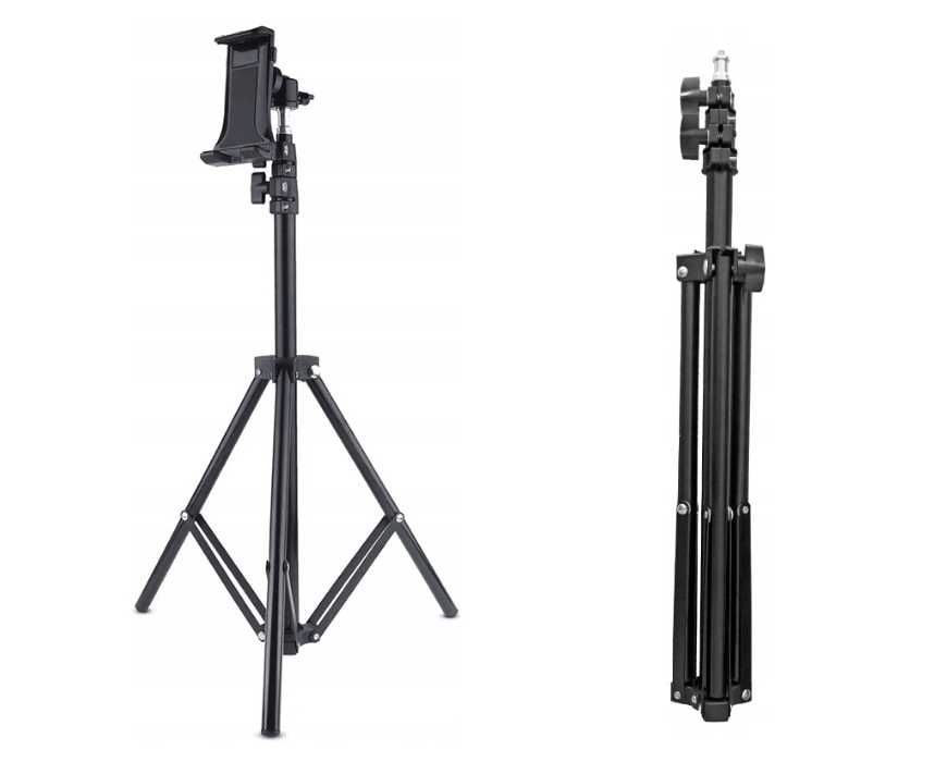 STATYW TRIPOD - Uchwyt na Aparat TELEFON Tablet Uniwersalny 160cm