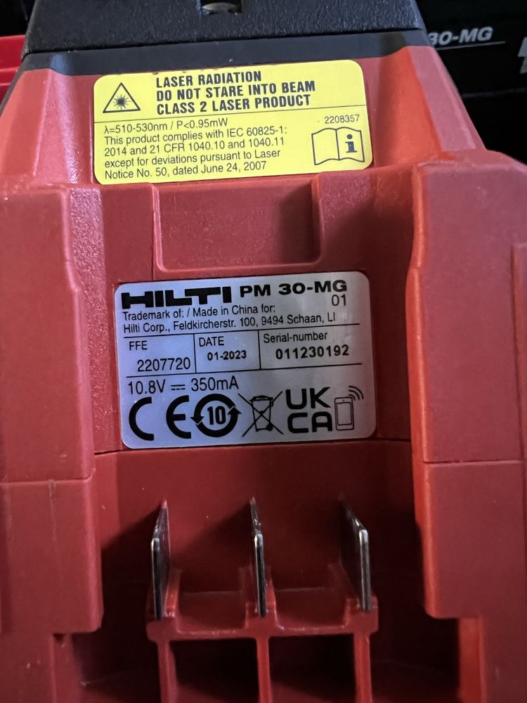 Лінійний лазерний нівелір Hilti PM 30-MG  3D