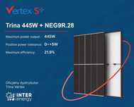 Panele Fotowoltaiczne Trina Vertex 445W NEG9R.28 N-TYPE(307,50 BRUTTO)