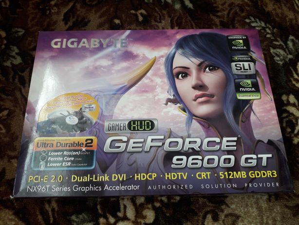 Gigabyte GeForce 9600GT 512Mb 256bitt GDDR3