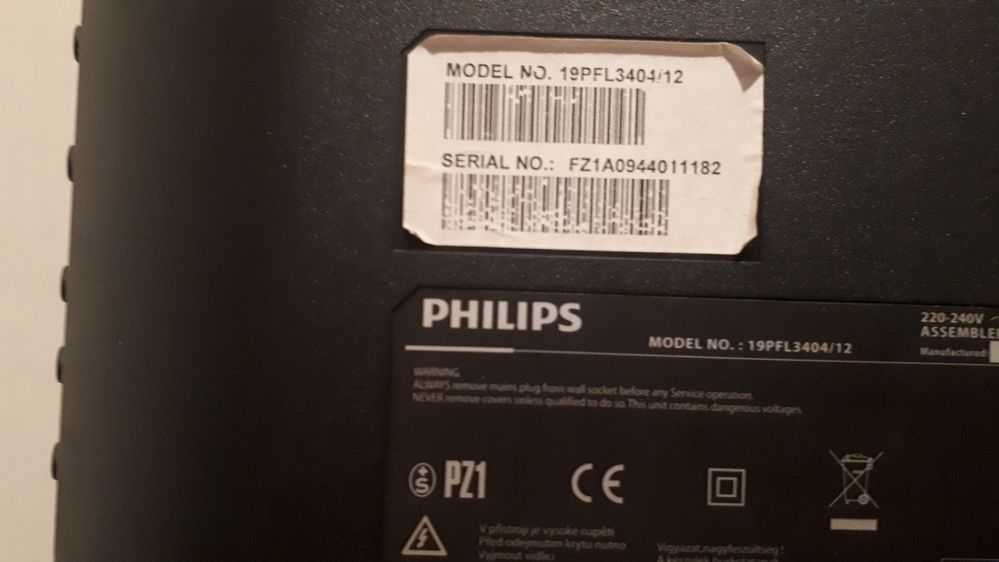 Продам телевизор Philips 19PFL3404/12