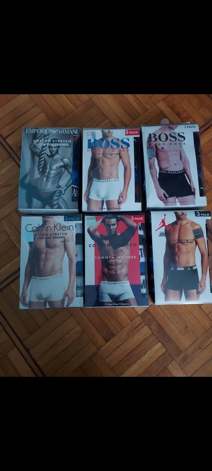 Męskie bokserki premium 3pak. Rozmiary. M.L.XL.XXL