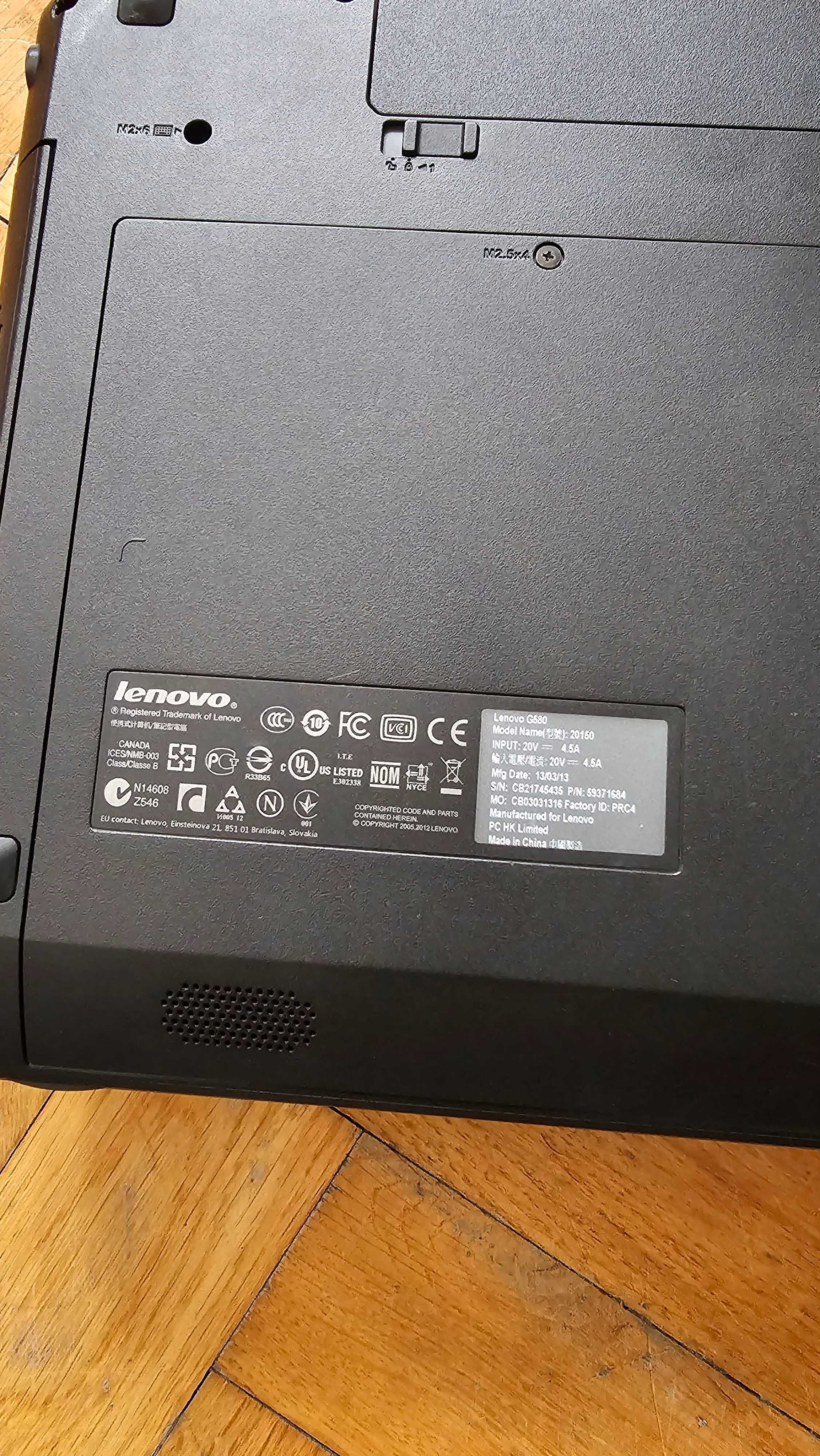 Lenovo G580 - i5, nvidia