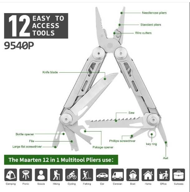 Ніж мультитул рівня Leatherman краще Jeep Gerber Ganzo ghk6 подарунок