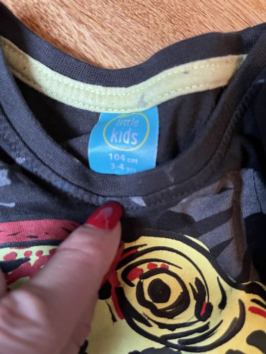 Koszulka z krotkim rekawem z nadrukiem 104 little kids