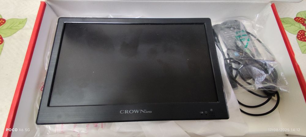 Televisor portátil Crown aled10port de 10 polegadas