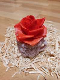 Mydełko mydło naturalne Róża w kubeczku