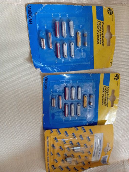 Kit de Ferramentas alicate de crimpar + terminais elétricos e fusíveis