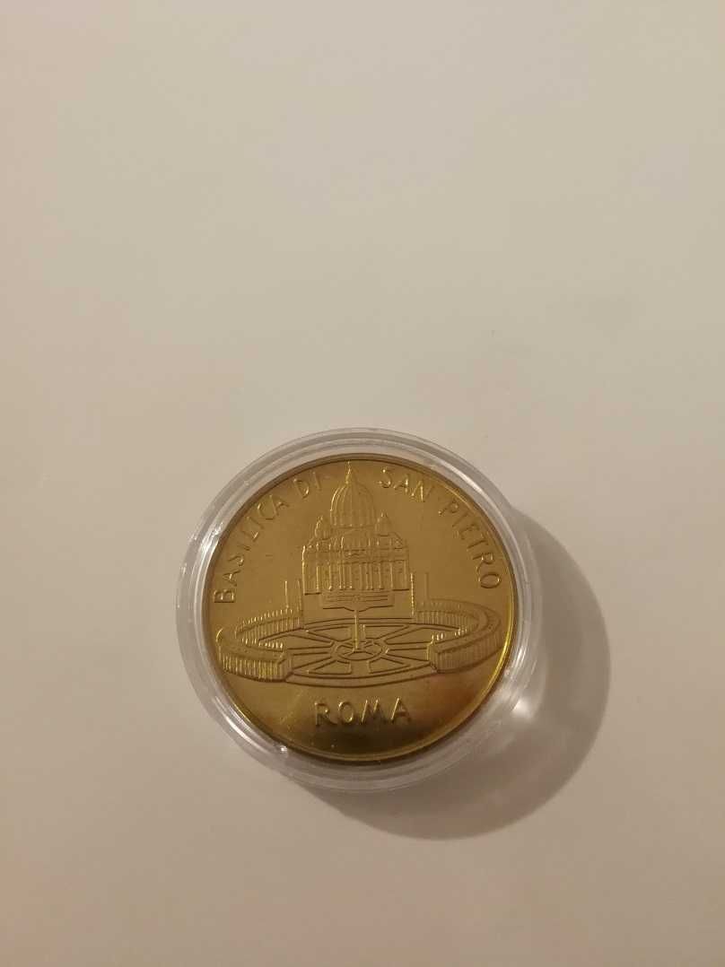 Jan Paweł II 2 moneta medal token ozdobny okolicznościowy Roma Rzym
