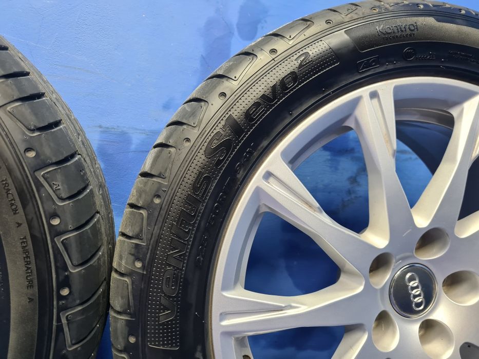 KOŁA felgi 17” AUDI A4 B9 opony letnie HANKOOK 225/50 R17 oryginał