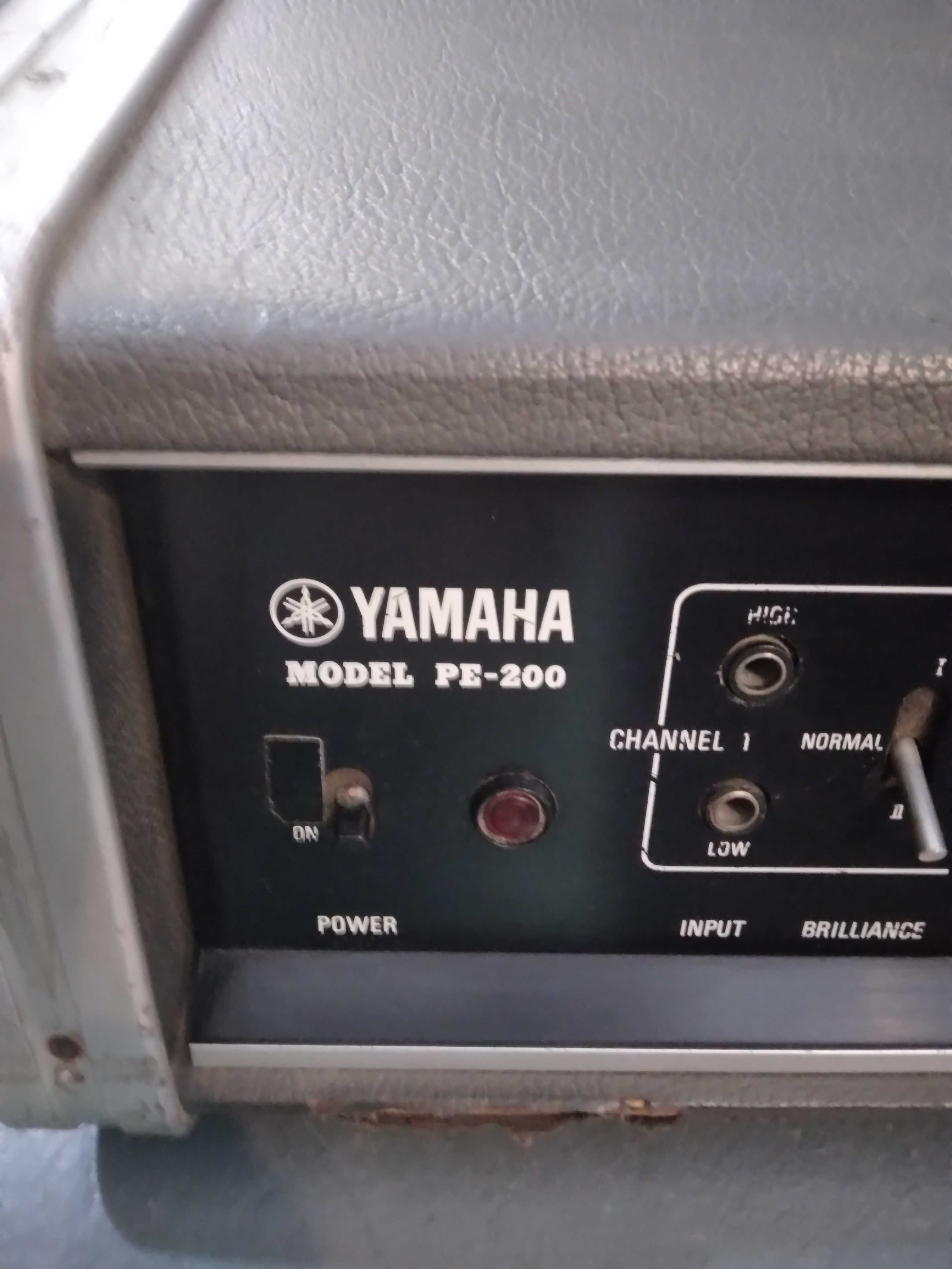 Amplificador Guitarra Baixo Yamaha PE-200 Leslie