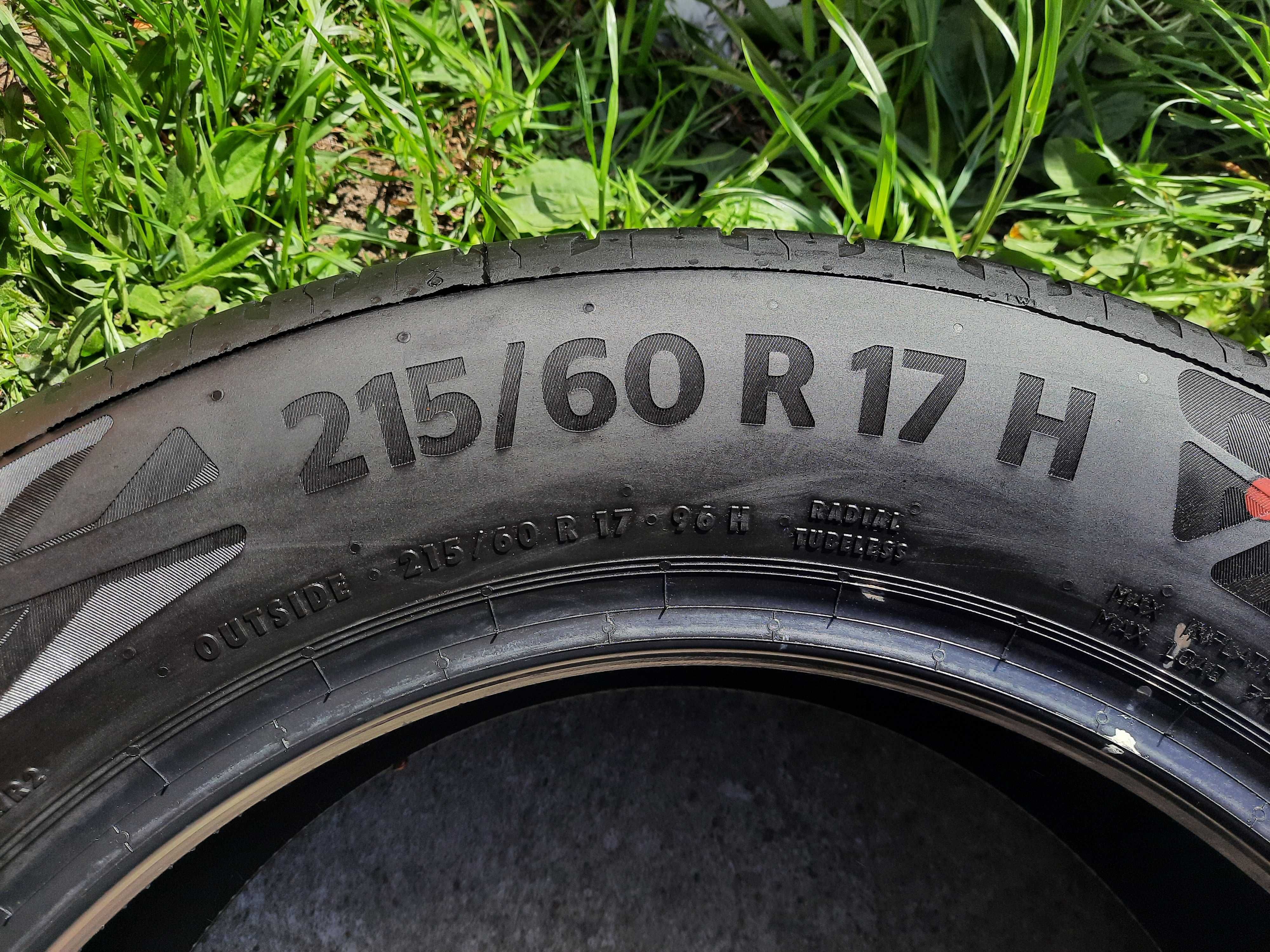Opony letnie klasy premium CONTINENTAL 215/60/17 NOWE DEMO 2024 r.