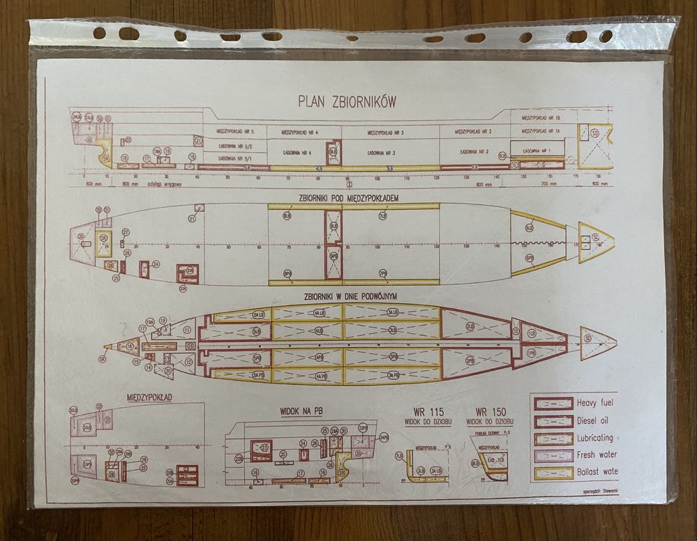 Dokumentacja statkowa B-354 UMG AMG AMW AM biss budowa i stateczność