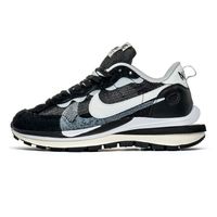 Мужские кроссовки Nike Vaporwaffle Sacai Black White. Размеры 41-45