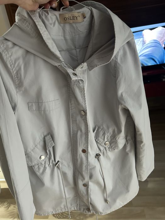 Szara parka kurtka Osley