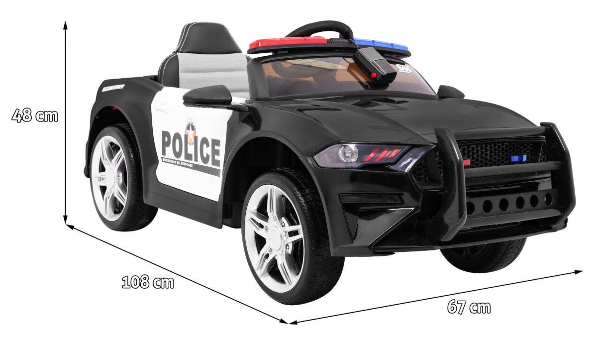 Samochód AUTO na akumulator GT Sport Police policja ŚWIATŁO