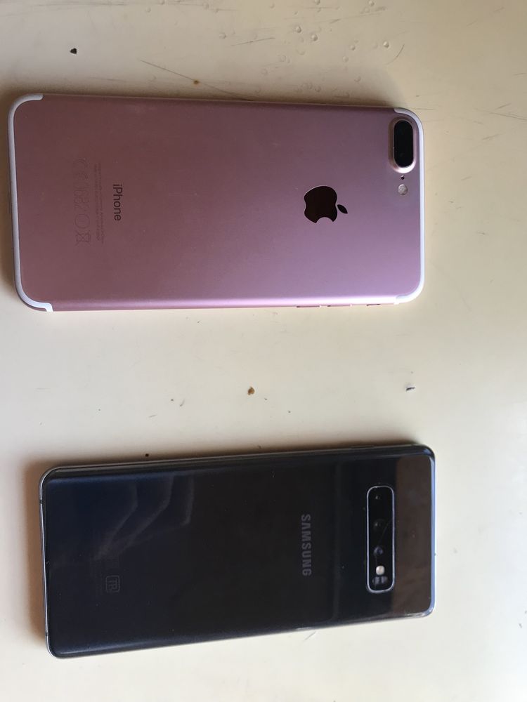 iphone 7 plus Samsung S 10plus